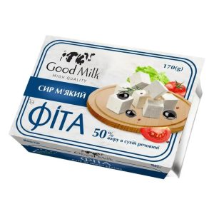 Сир м’який «Фіта» Good Milk, 50% жиру, 170 г