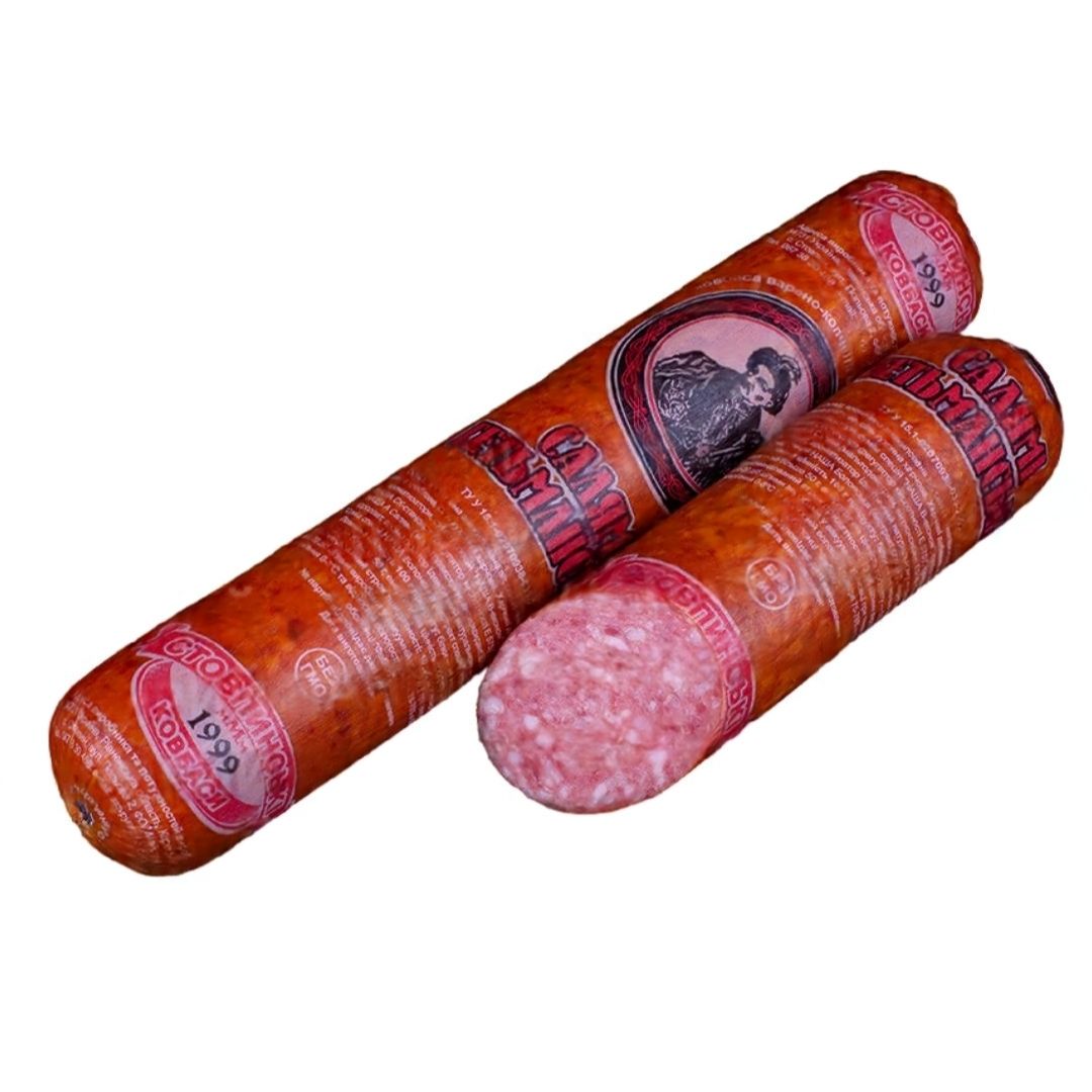 Напівкопчена ковбаса  "Салямі Гетьманська"