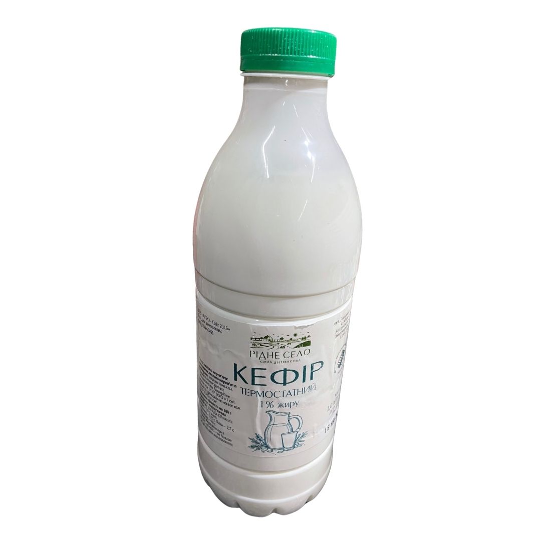 Кефір 1% жиру «Рідне село», 1 л