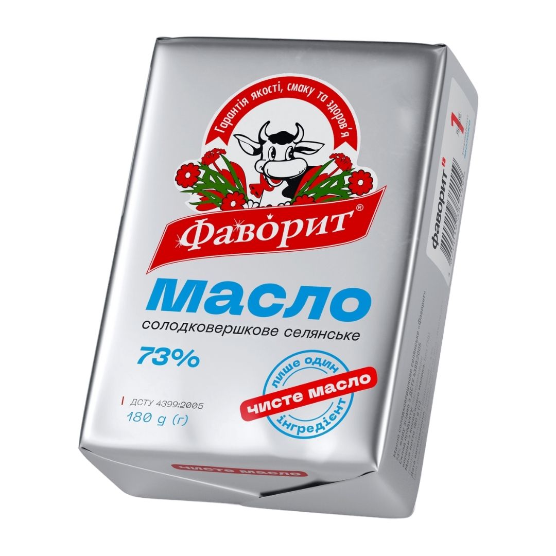 Масло «Фаворит», 73%, 180 г