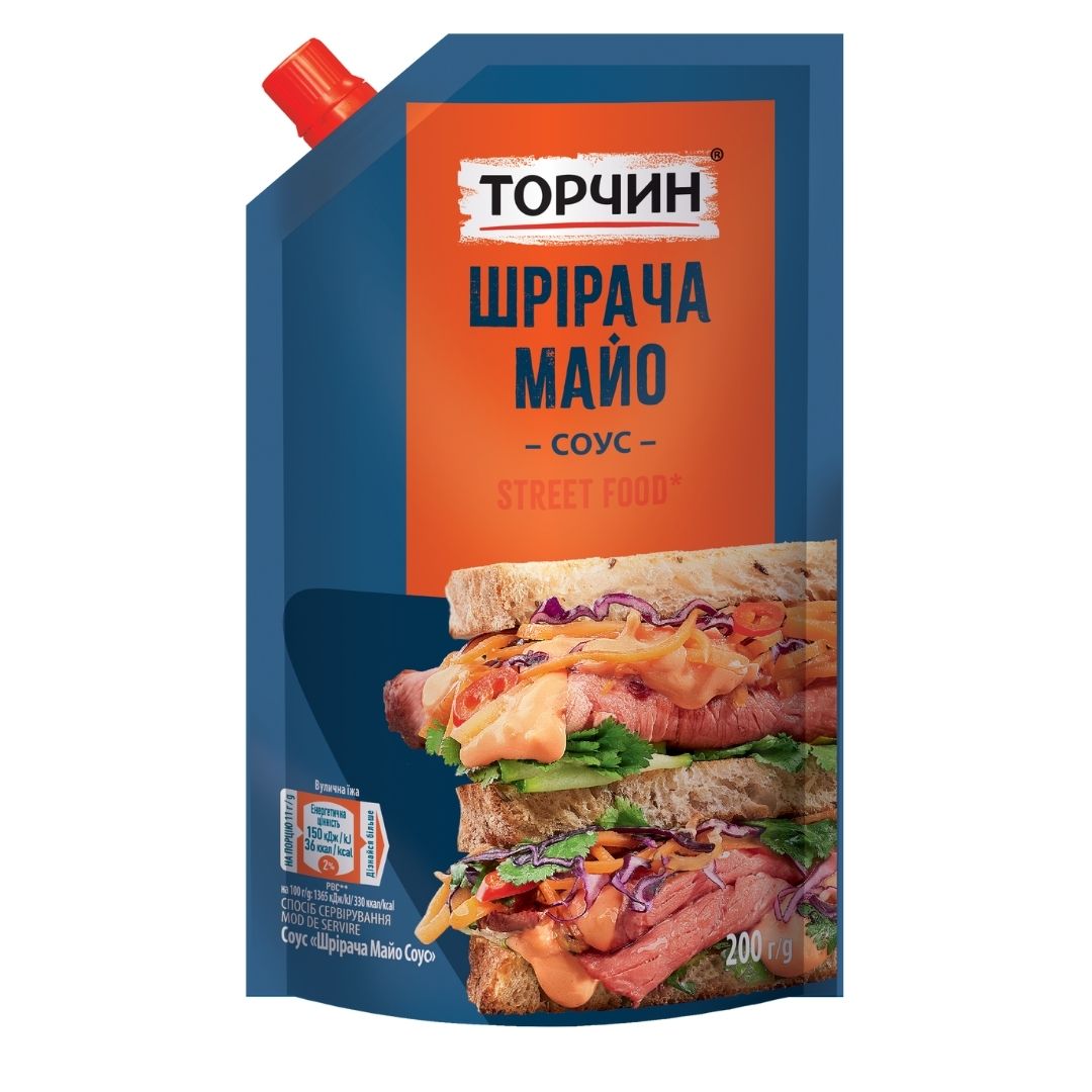 Соус «Торчин» Шрірача Майо Street Food, 200 г