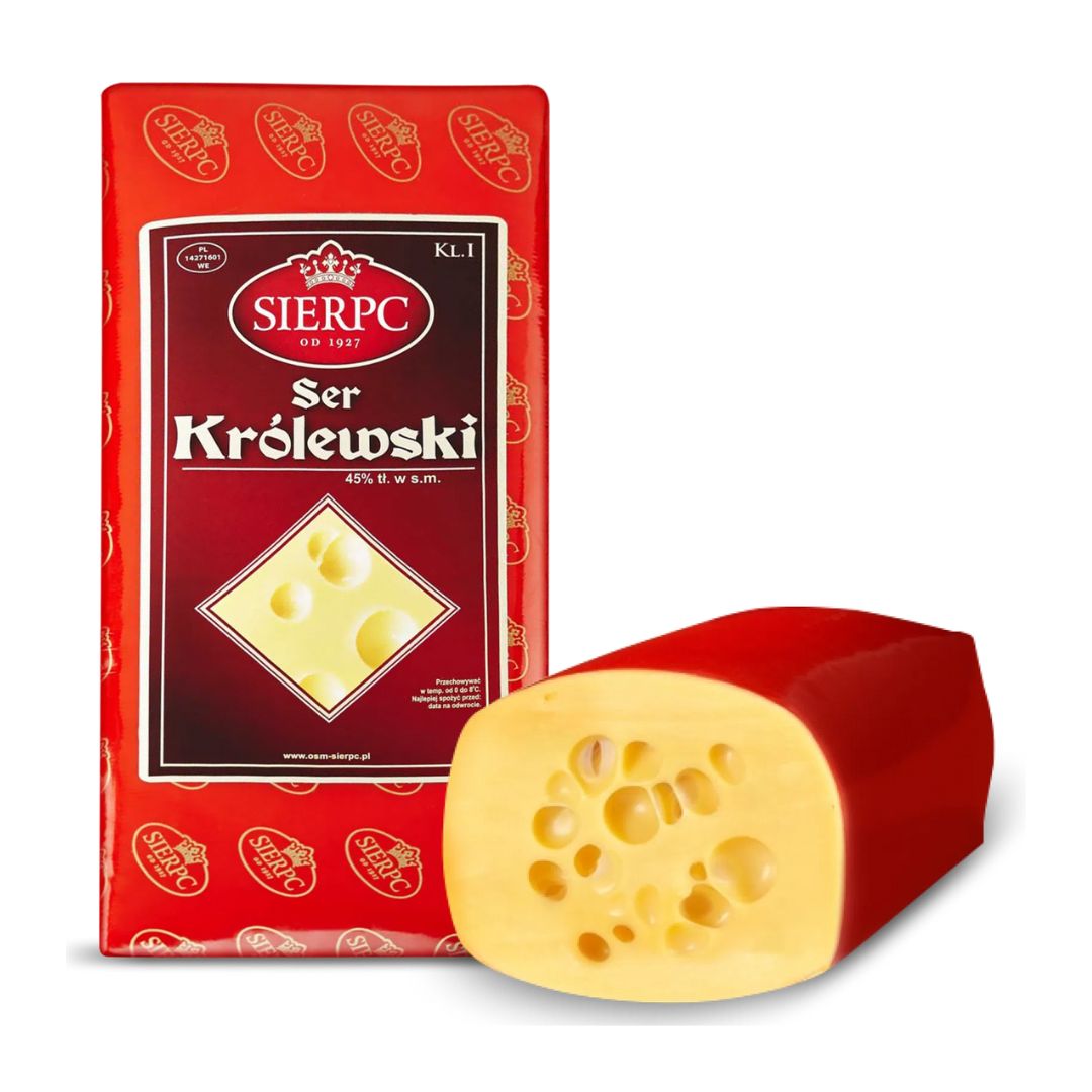 Сир «Королівський» Sierpc, 45% жиру