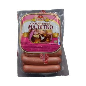 Сосиски “Малятко” Стовпинськи колбасы, высший сорт